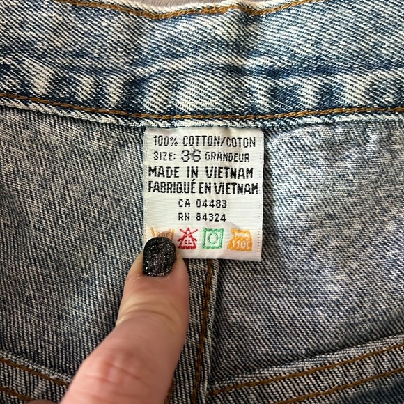 Vintage blue denim jeans size  36 - Picture 8 of 12